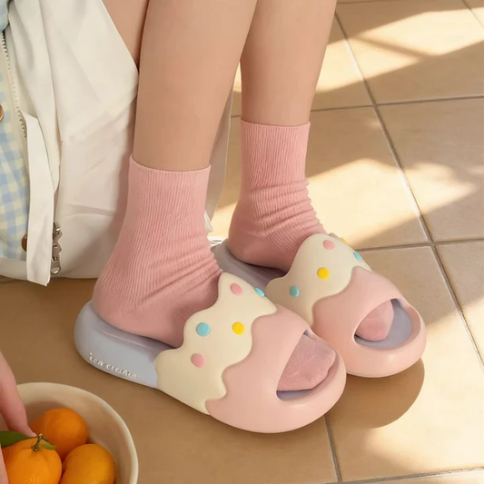 Playful Melting Ice Cream Slides