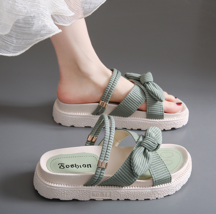 Fairy style Roman beach women's slippers