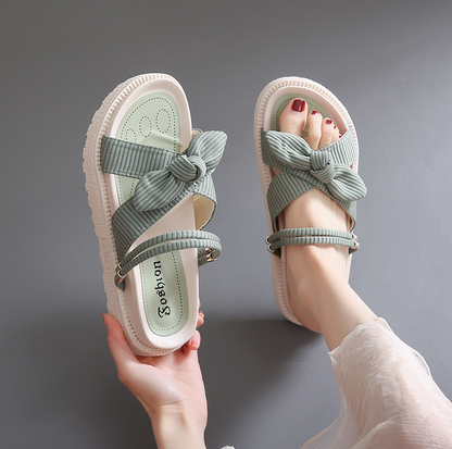 Fairy style Roman beach women's slippers
