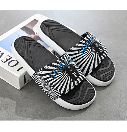 Anti odor and anti slip Velcro beach slippers