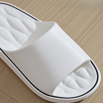 Bamboo couple household soft soled slippers