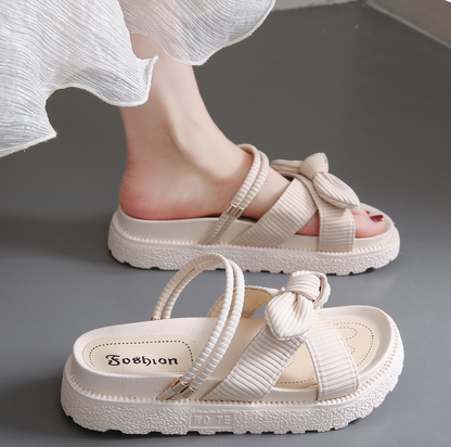 Fairy style Roman beach women's slippers
