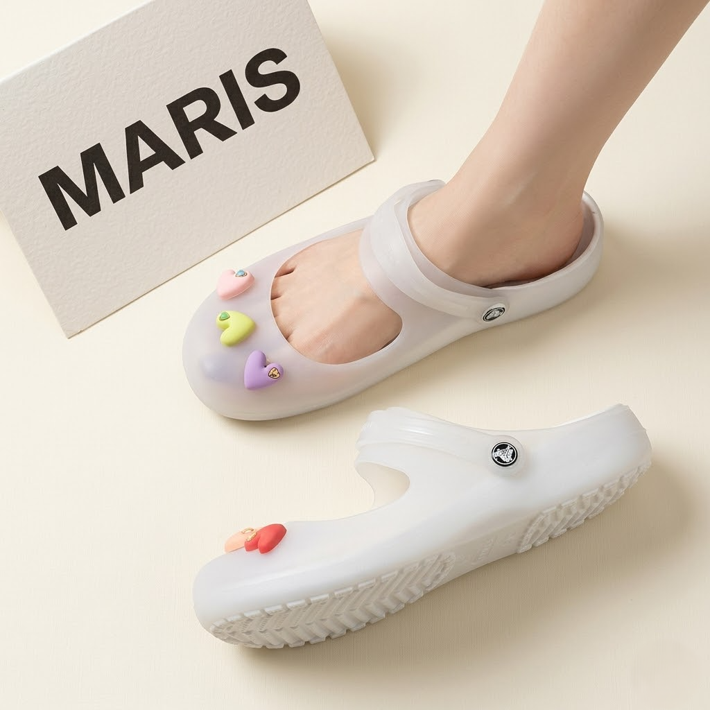 Jelly cartoon women's beach slippers