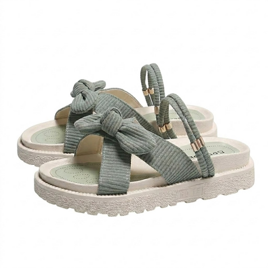 Fairy style Roman beach women's slippers