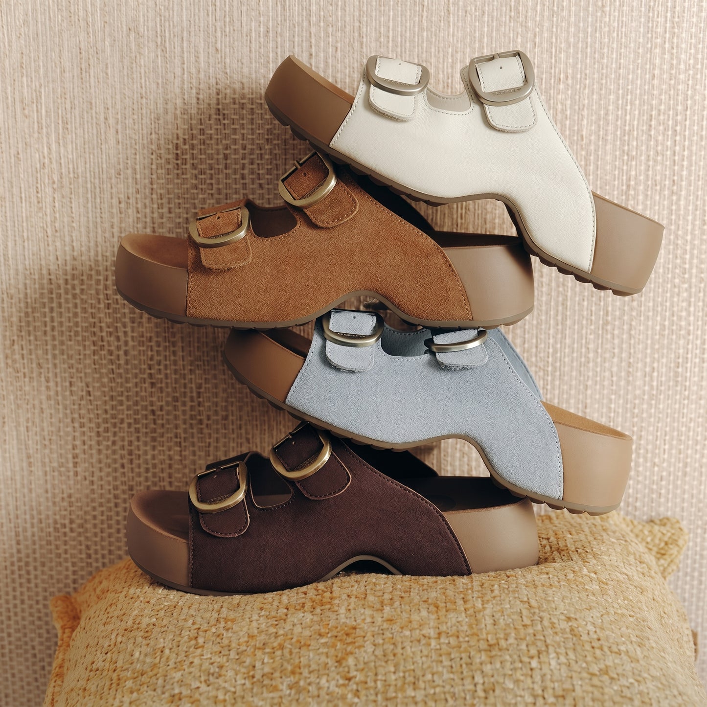 Women's Platform Cork Footbed Sandals