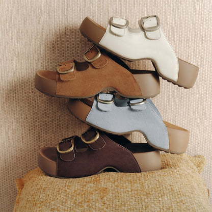 Women's Platform Cork Footbed Sandals