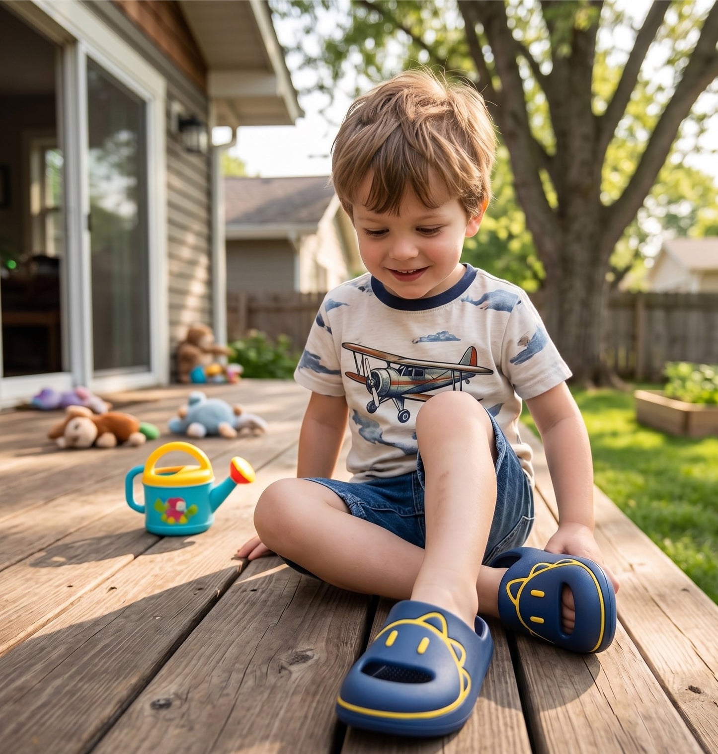 Playful Dino Soft EVA Slides