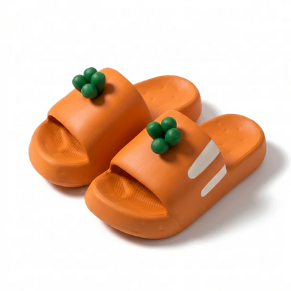 Whimsical Garden Carrot EVA Slides