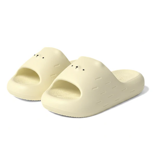 Chunky Bear Face Cloud Slides