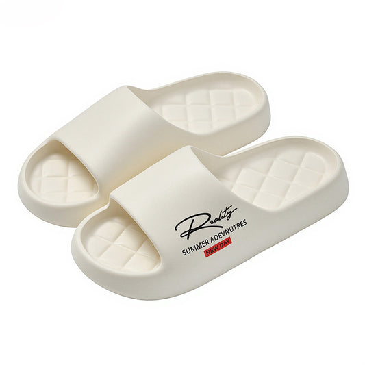Women's Streetwear Graffiti Platform Slides