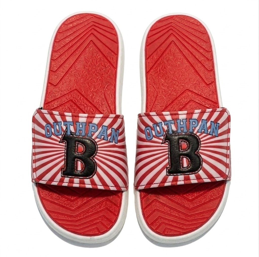 Anti odor and anti slip Velcro beach slippers