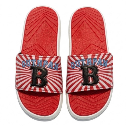 Anti odor and anti slip Velcro beach slippers