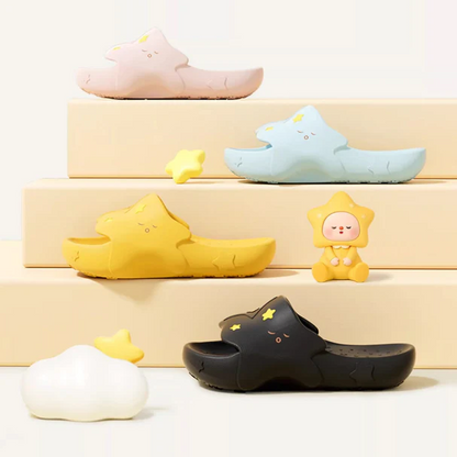 Sleepy Star Face Platform Slides