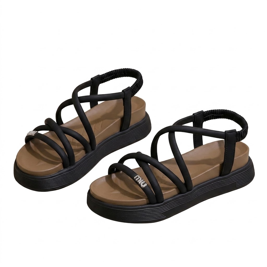 Versatile soft soled beach sandals