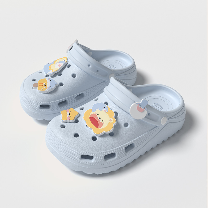 Kid's Shoes Children's home slippers with soft soles for summer quiet indoor slippers for boys and girls