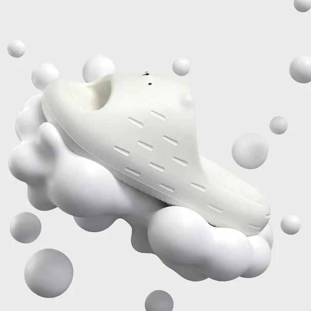 Chunky Bear Face Cloud Slides