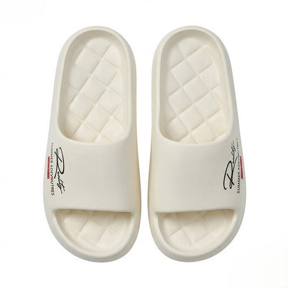 Women's Streetwear Graffiti Platform Slides