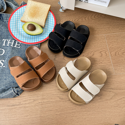 Kids Double-Strap Slide Sandals