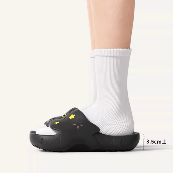 Sleepy Star Face Platform Slides