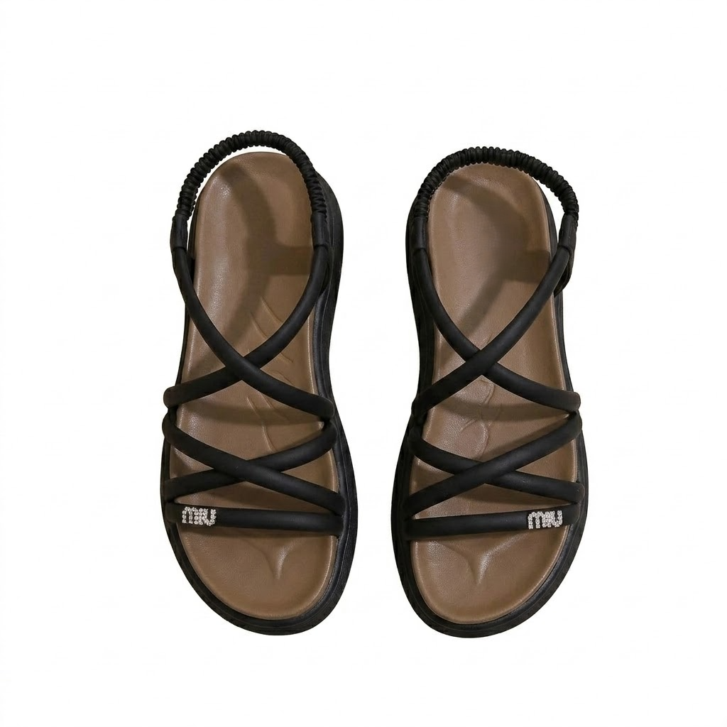 Versatile soft soled beach sandals