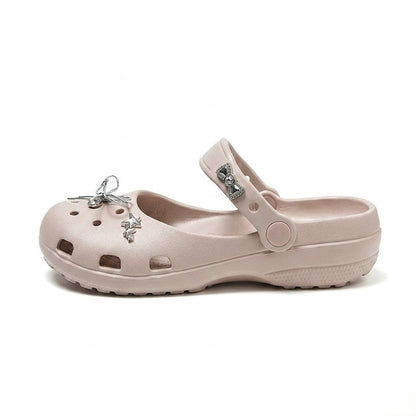 Womens Ballet-Style Mary Jane Slides