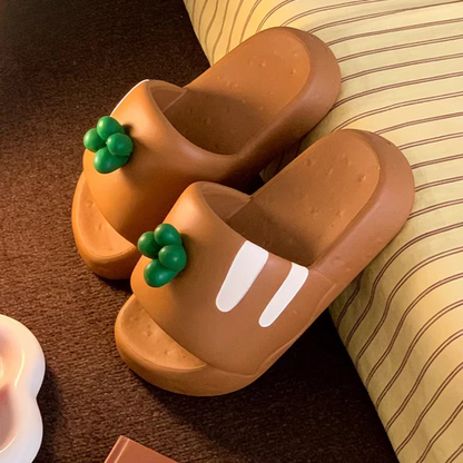 Whimsical Garden Carrot EVA Slides