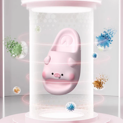 Chubby Piggy Soft Cloud Slides