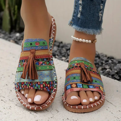 Womens Bohemian Flat Sandals