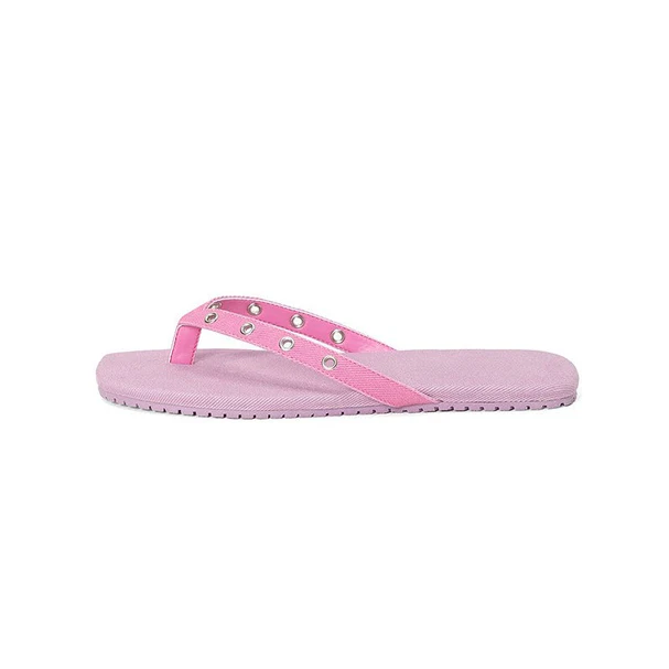Grommet Canvas Beach Flip Flops