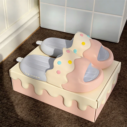 Playful Melting Ice Cream Slides