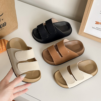 Kids Double-Strap Slide Sandals