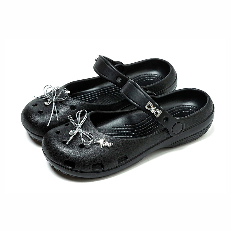 Womens Ballet-Style Mary Jane Slides