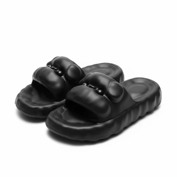 Puppy Face Chunky Foam Slides