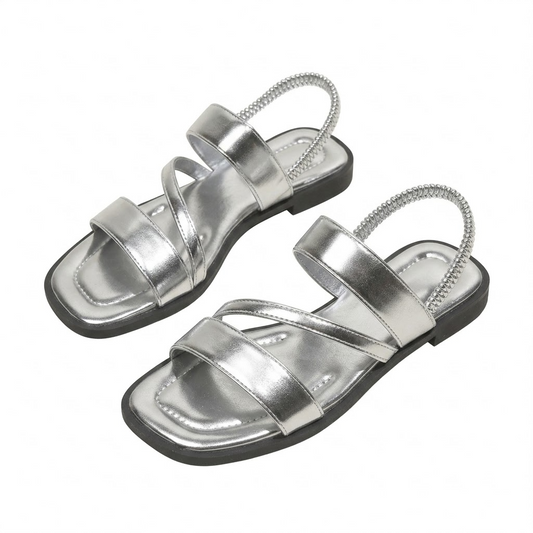 Fashionable flat bottomed beach women's sandals