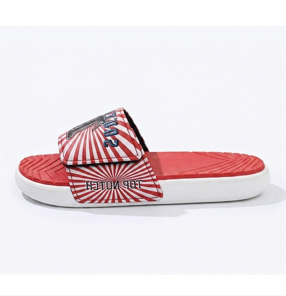 Anti odor and anti slip Velcro beach slippers