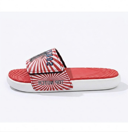 Anti odor and anti slip Velcro beach slippers