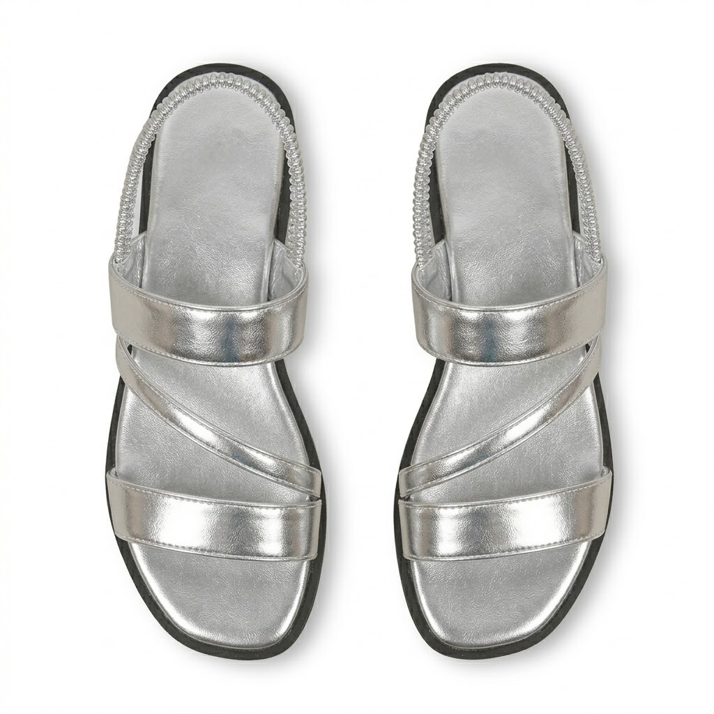 Fashionable flat bottomed beach women's sandals