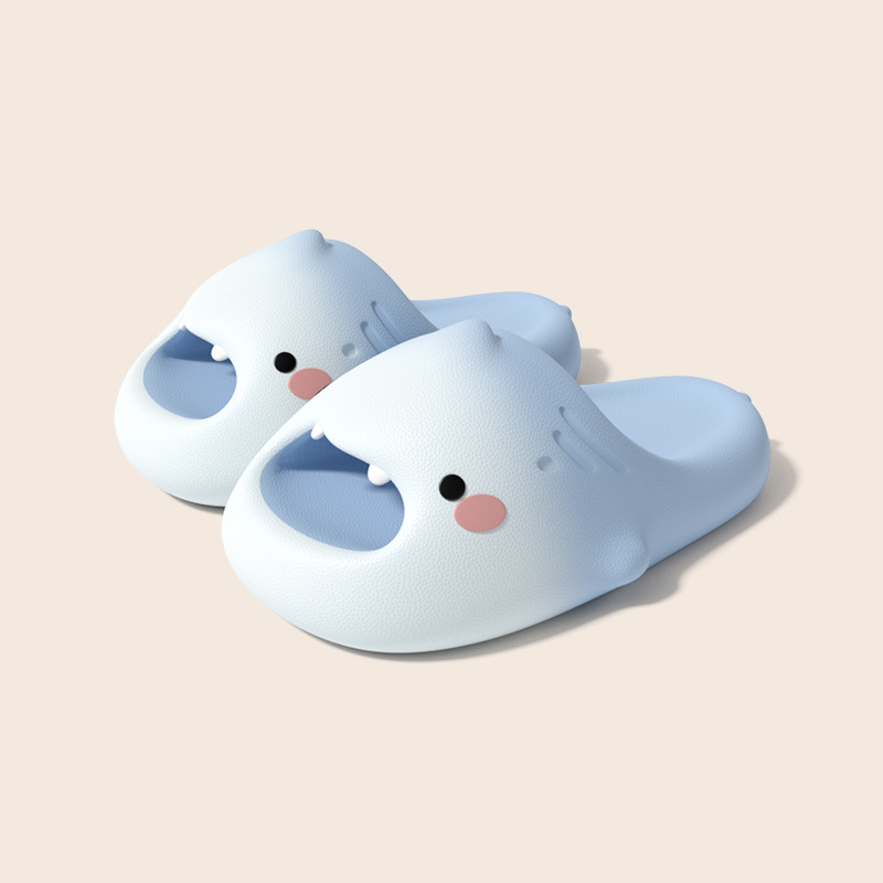 Cute cartoon shark children's slippers