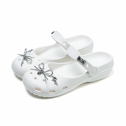 Womens Ballet-Style Mary Jane Slides