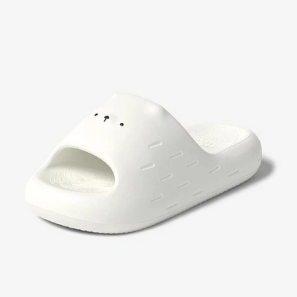 Chunky Bear Face Cloud Slides
