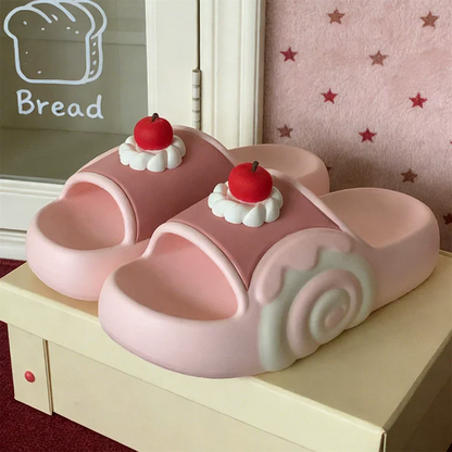 Sweet Swiss Roll Cake Slides
