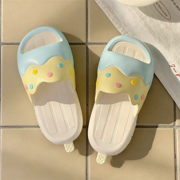 Playful Melting Ice Cream Slides