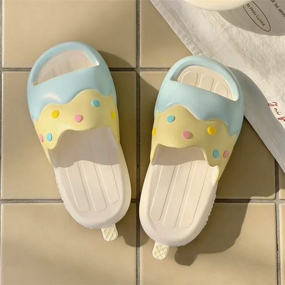 Playful Melting Ice Cream Slides