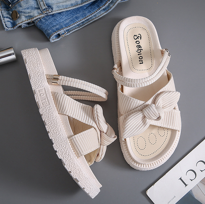 Fairy style Roman beach women's slippers