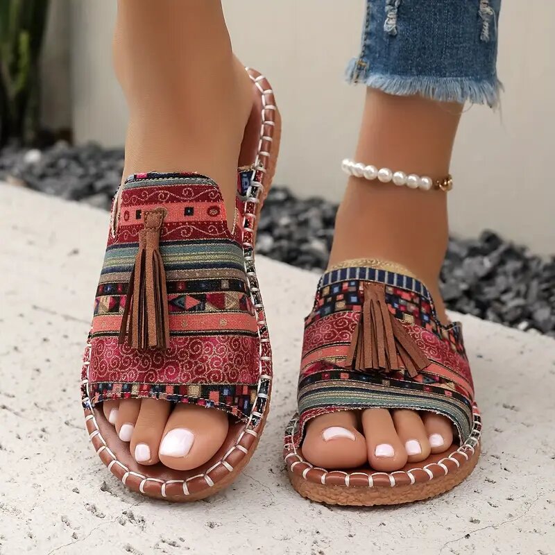 Womens Bohemian Flat Sandals