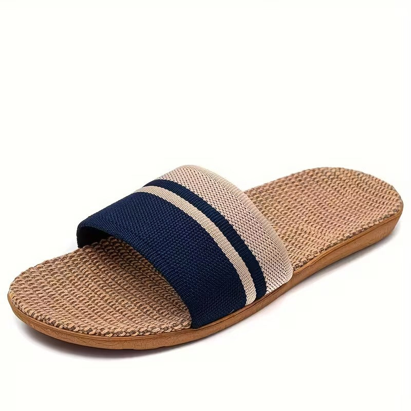 Natural Linen Slippers