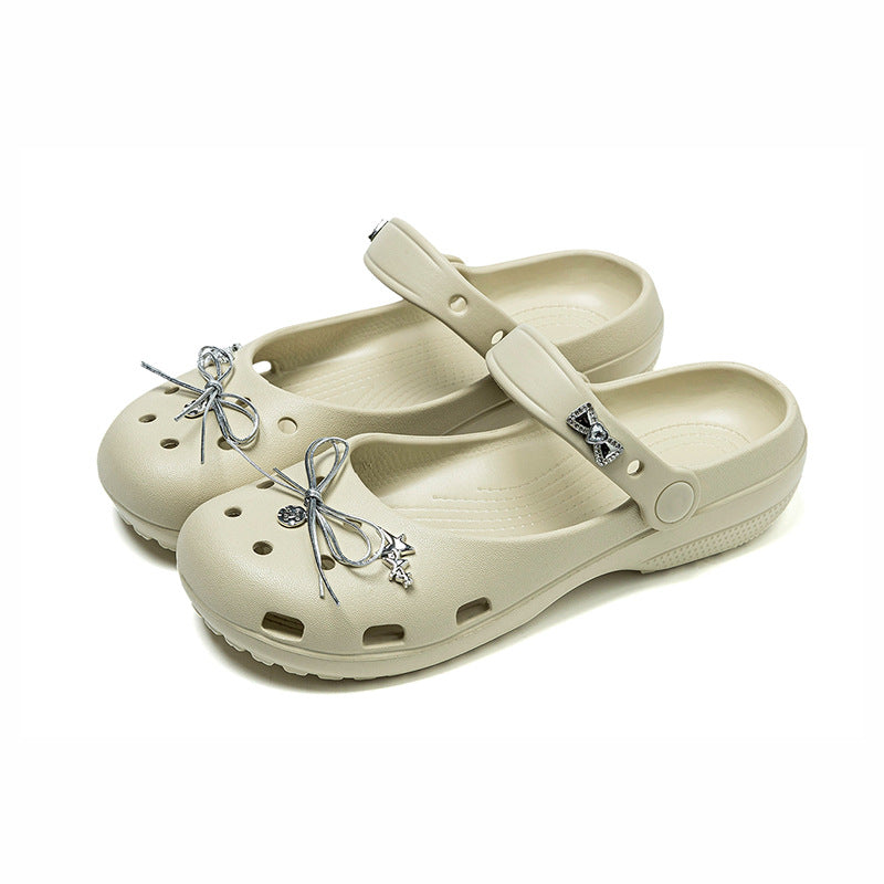 Womens Ballet-Style Mary Jane Slides