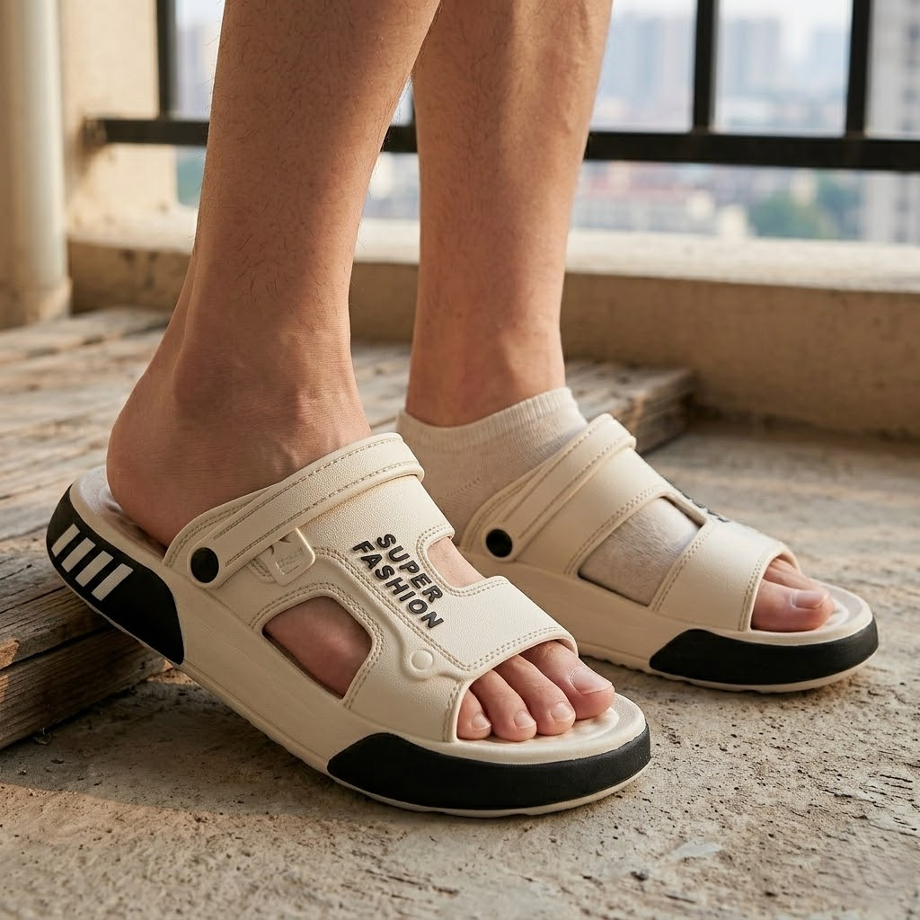 Men's outdoor odor proof beach sandals