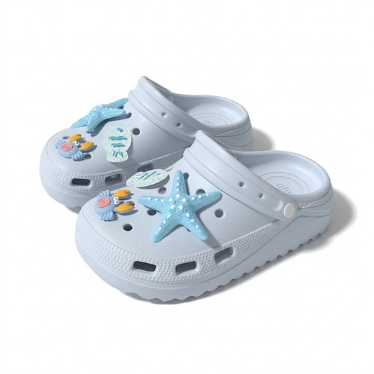 Kid's Shoes Children's home slippers with soft soles for summer quiet indoor slippers for boys and girls