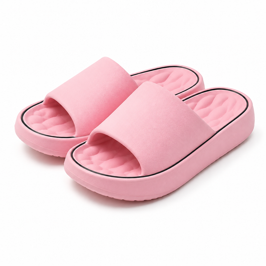Bamboo couple household soft soled slippers